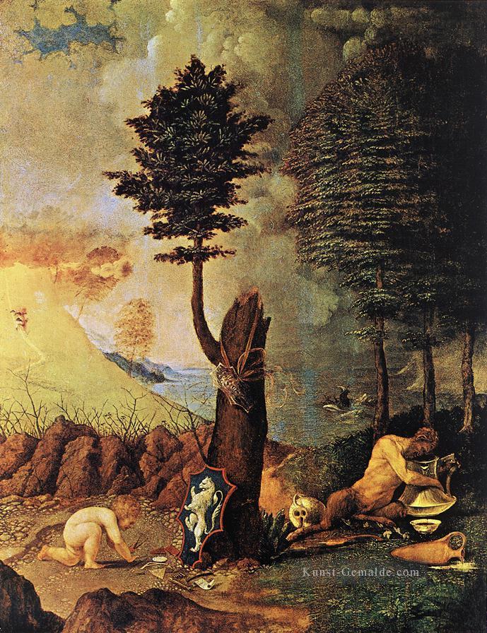 Allegorie Renaissance Lorenzo Lotto Ölgemälde